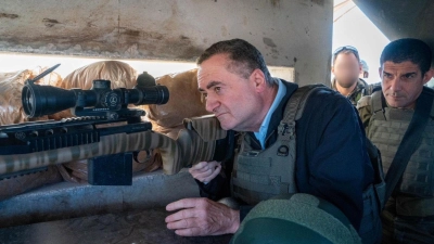 Israels Verteidigungsminister Israel Katz bei einem früheren Truppenbesuch im Südlibanon. (Archivbild) (Foto: Ariel Hermoni/Verteidigungsministerium/dpa)