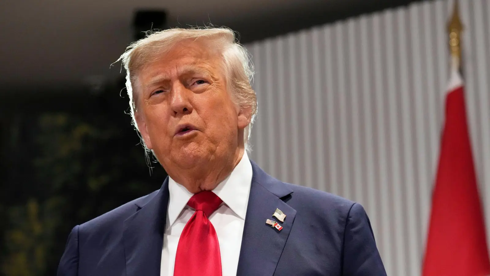 Im Iran-Israel-Konflikt sieht Donald Trump auf der Seite Teherans Bereitschaft zu Gesprächen. (Foto: Mark Schiefelbein/AP/dpa)