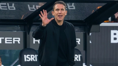 Daniel Bauer geht auch in das Freiburg-Spiel als Interimstrainer. (Archivfoto) (Foto: David Inderlied/dpa)