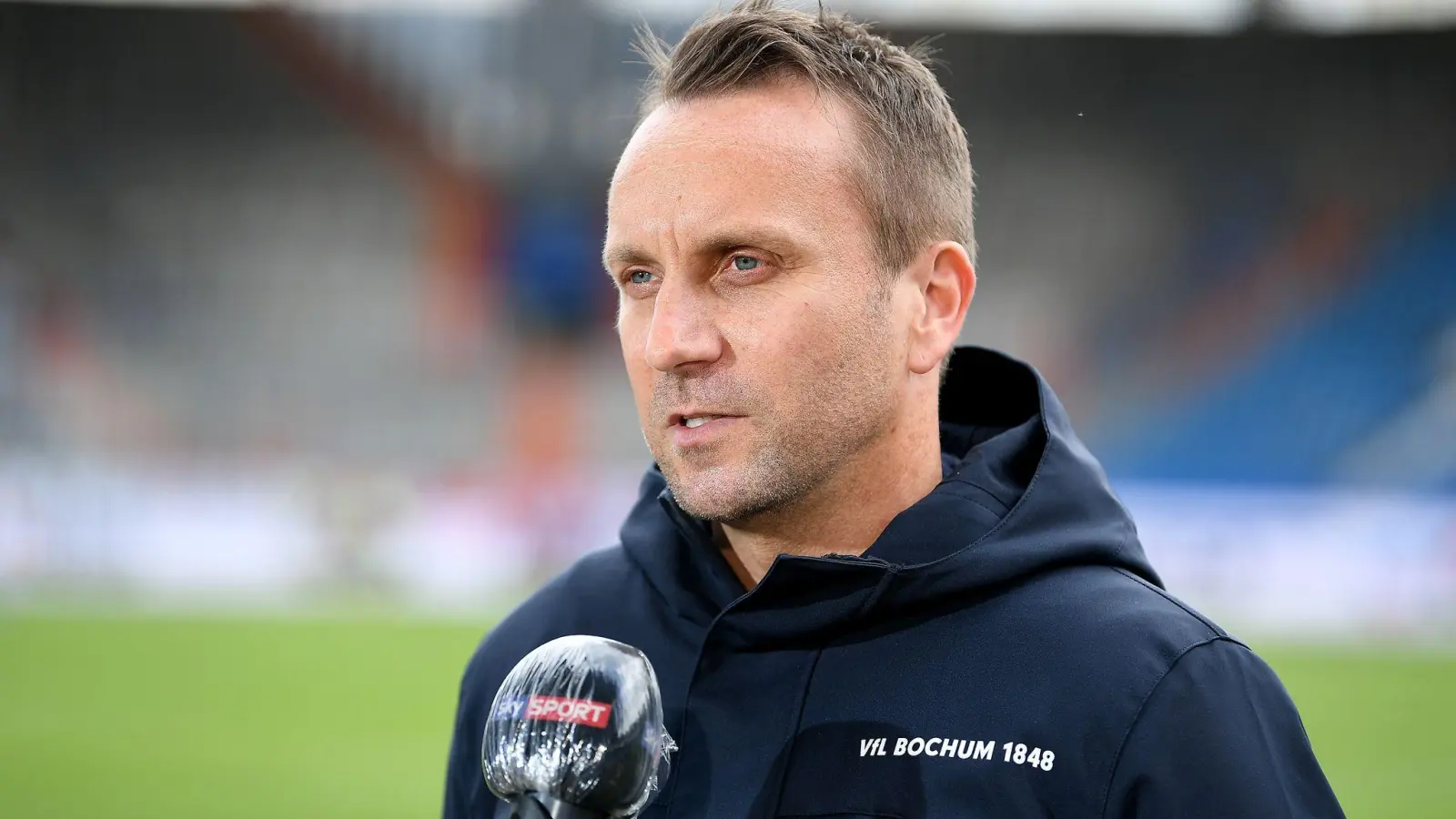 Der Geschäftsführer Sport des Fußball-Bundesligisten VfL Bochum: Sebastian Schindzielorz. (Foto: Lukas Schulze/Getty Images - Pool/dpa)