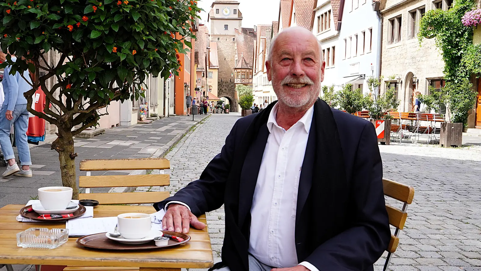 In der Galgengasse fühlt er sich nach wie vor zuhause: Peter Schaumann. (Foto: Simone Hedler)