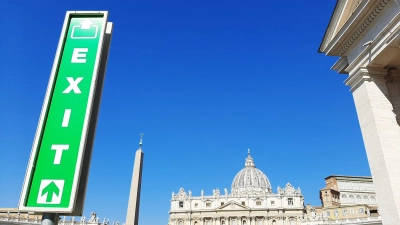 Der Petersplatze vor dem Petersdom im Vatikan. (Foto: Britta Schultejans/dpa)