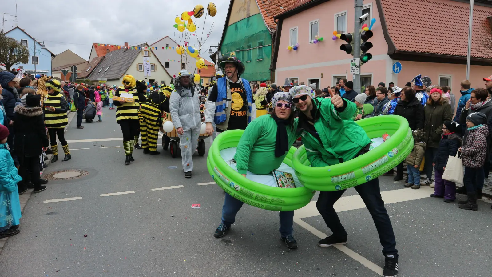 In Markt Bibart wird am Sonntag Fasching gefeiert.  (Foto: Rainer Fritsch)