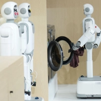 Fast die Hälfte der Menschen in Deutschland kann sich vorstellen, künftig einen menschenähnlichen Roboter im Haushalt einzusetzen.  (Foto: Ju Huanzong/XinHua/dpa)