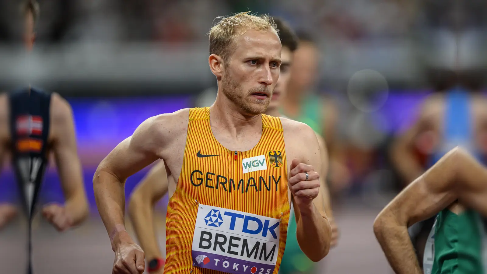 Florian Bremm (hier bei der WM in Tokyo) gewann den top besetzten Lauf im oberbayerischen Aschau. (Foto: Jan Papenfuss)