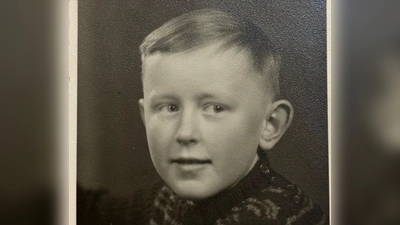 Helmut Deffner im Alter von etwa zehn Jahren. (Repro: Thomas Deffner)