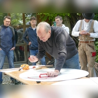 Wolfgang Stragosch bei der Arbeit. (Foto: Helmut Meixner)