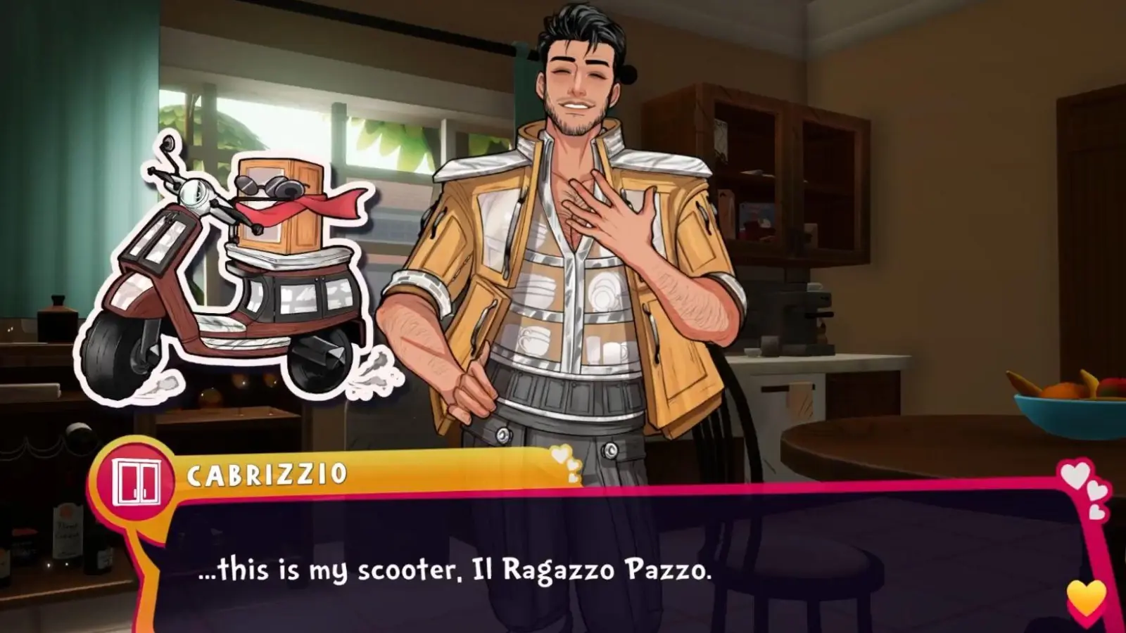 Ein Roller zum Verlieben in „Date Everything!“ (Foto: Team17/dpa-tmn)