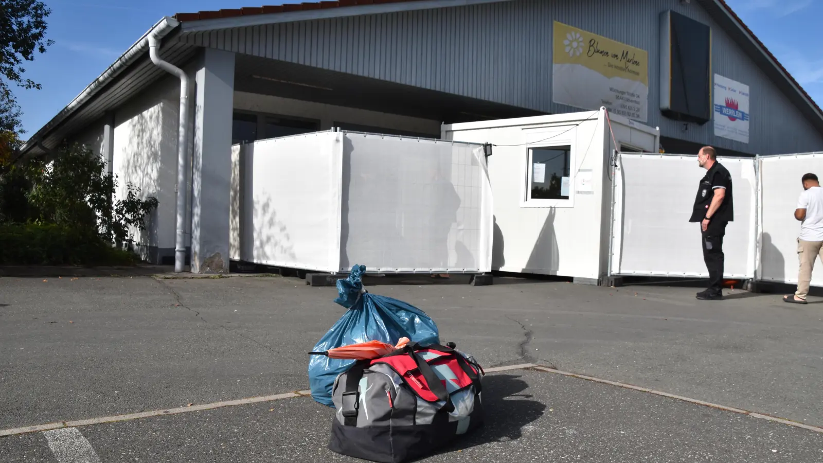 Die Notunterkunft in Scheinfeld ist viel zu eng geworden. Es fehlt im Landkreis Neustadt/Aisch-Bad Windsheim an Wohnraum für Geflüchtete. (Foto: Andreas Reum)