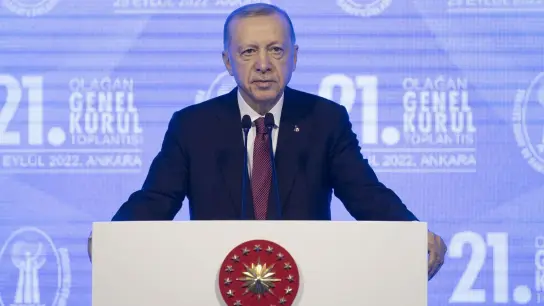 Recep Tayyip Erdogan, Präsident der Türkei, im September. (Foto: Turkish Presidency/APA Images via ZUMA Press Wire/dpa)