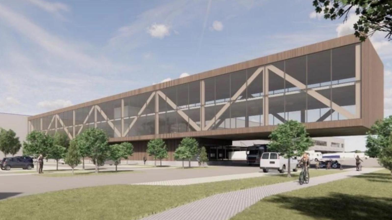 Large warehouse under construction: New base for the German Armed Forces ...