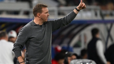 Julian Nagelsmann bereitet sein Team auf die Slowakei vor. (Foto: Federico Gambarini/dpa)