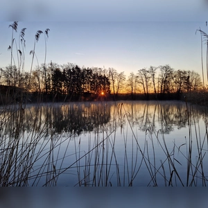 Idyllische Abendstimmung - gesehen in Neidhardswinden<br><br> (Foto: Uwe Keil)