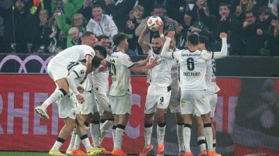 Borussia feiert den ersten Heimsieg der Saison. (Foto: David Inderlied/dpa)