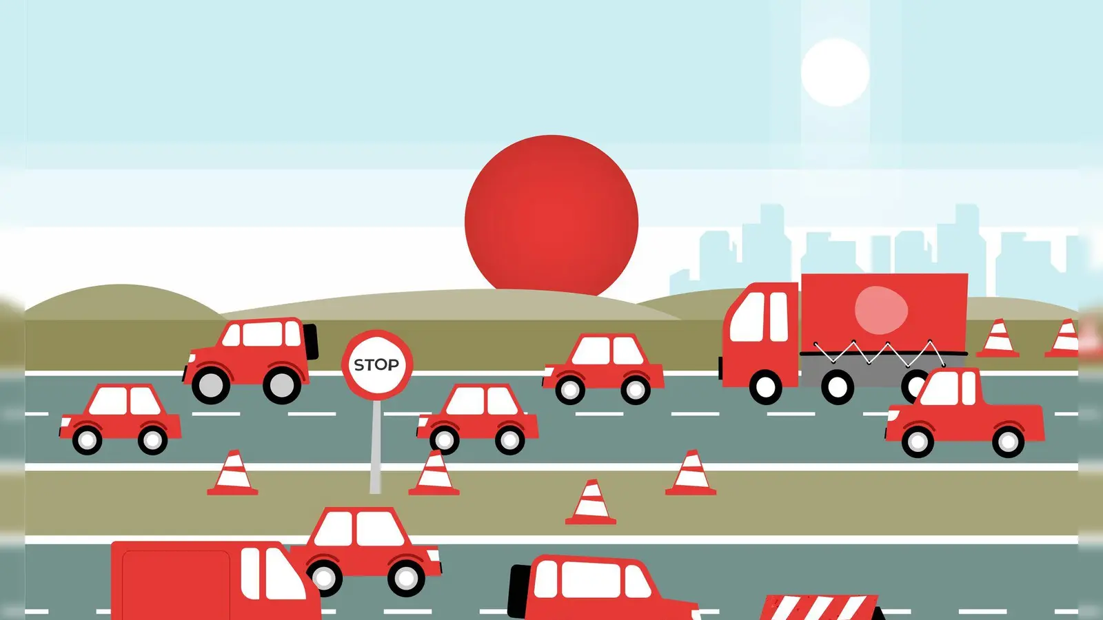 Entspannung auf den Autobahnen ist noch nicht in Sicht: Am Wochenende (22. bis 24. August) rollt unter anderem eine Heimreisewelle gen Nordwesten. (Foto: dpa-infografik GmbH/dpa-tmn)