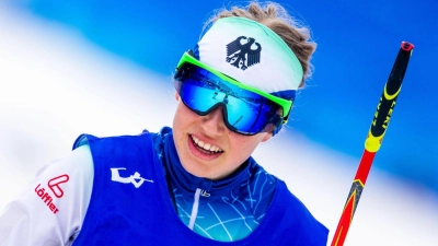 Linn Kazmaier ist die zweitjüngste Athletin der gesamten Spiele in Peking. (Foto: Jens Büttner/dpa-Zentralbild/dpa)