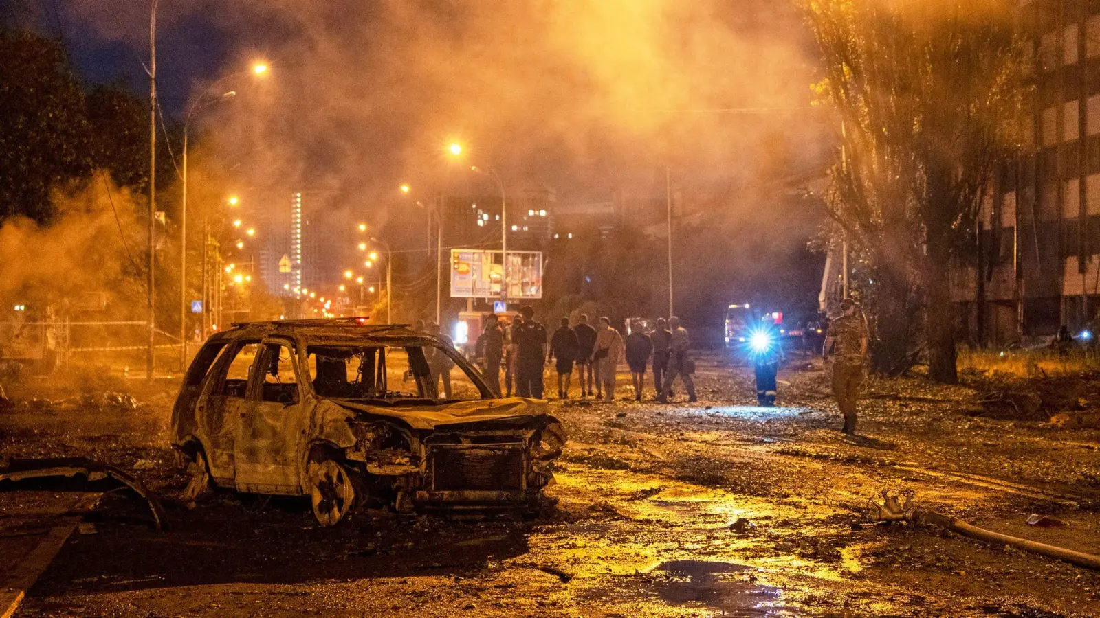 Immer wieder greift Russland die ukrainische Hauptstadt an. (Archivbild) (Foto: Dan Bashakov/AP/dpa)