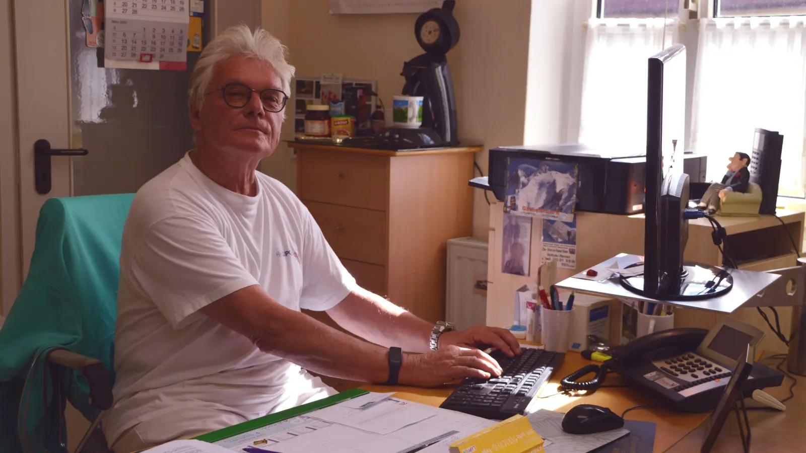 Der Uffenheimer Hausarzt Dr. Karlheinz Hüttel sucht verzweifelt einen Praxisnachfolger. (Foto: Johannes Zimmermann)