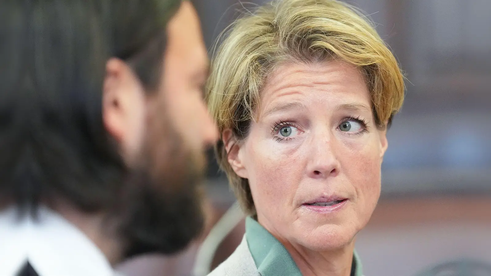 Christina Block soll die Entführung ihrer eigenen Kinder beauftragt haben. (Foto: Marcus Brandt/dpa Pool/dpa)