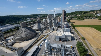 In Baden-Württemberg wird an klimafreundlichem Zement geforscht. (Foto: Stefan Puchner/dpa)