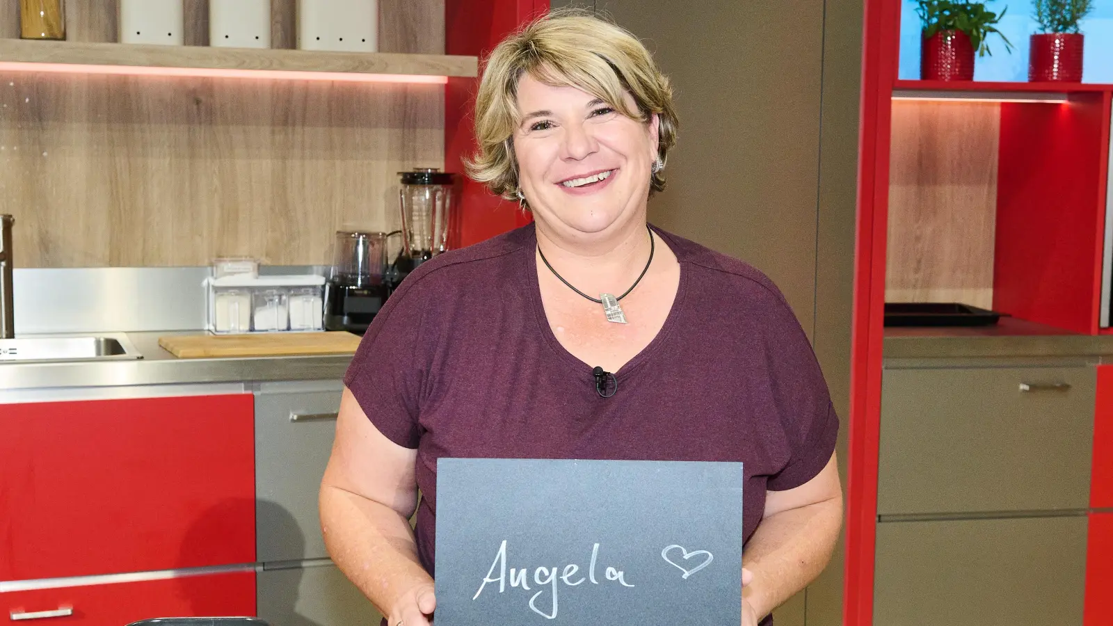 Für Angela Röschinger ist mit der Teilnahme an der Küchenschlacht ein Traum in Erfüllung gegangen. (Foto: ZDF/Gunnar Nicolaus)