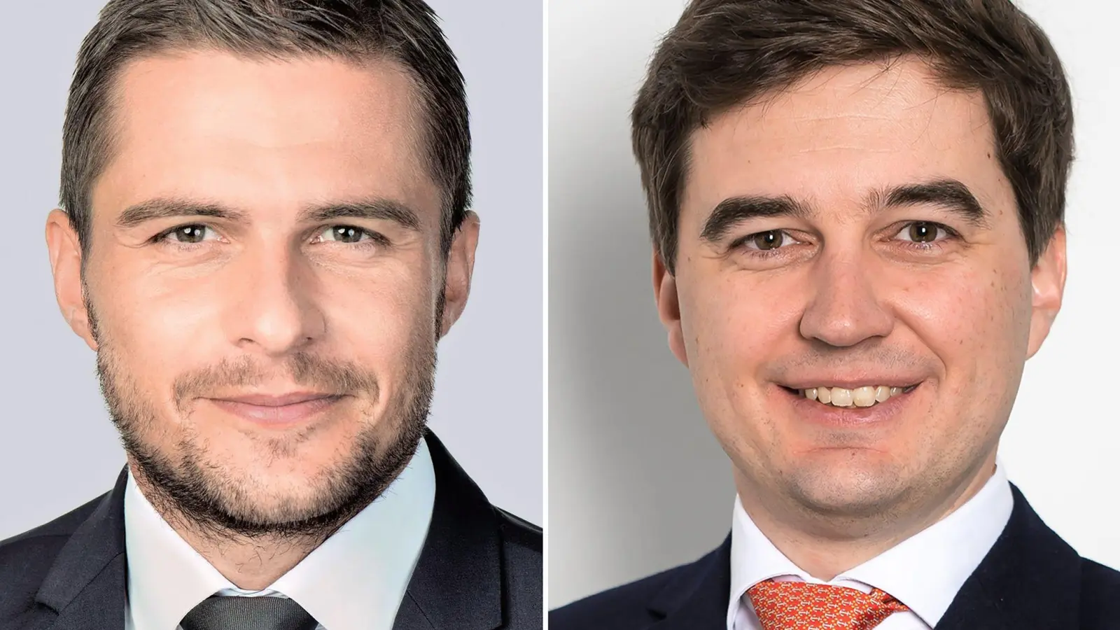 Marc Lenz (l) und Steffen Merkel bilden die neue Doppelspitze der DFL. (Foto: Julia Reisinger/DFL/dpa)