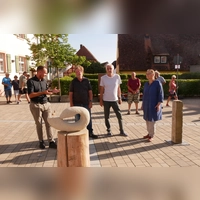 Zweiter Bürgermeister Stefan Hochneder bedankte sich bei den Kursleitern Kurt Grimm, Jess Walter und Cornelia Königsperger (von links). (Foto: Daniel Ammon)