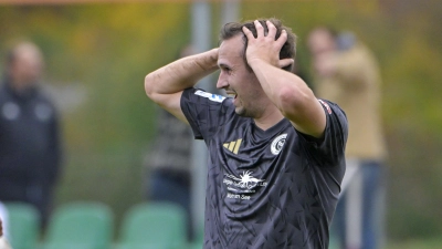 Zum Haareraufen: Lukas Schmidt hatte zwei ausgezeichnete Tormöglichkeiten. (Foto: Martin Rügner)
