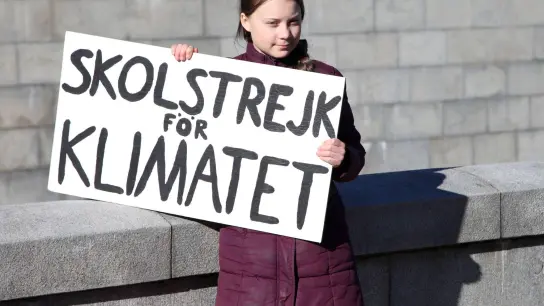 „Als ich 2018 angefangen habe, zu streiken, hätte ich nie damit gerechnet, dass das zu irgendetwas führen würde“: Greta Thunberg. (Foto: Steffen Trumpf/dpa)