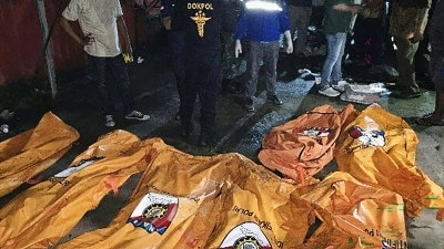 Für 16 Menschen kam jede Hilfe zu spät. (Foto: North Sulawesi Regional Police/North Sulawesi Regional Police/AP/dpa)