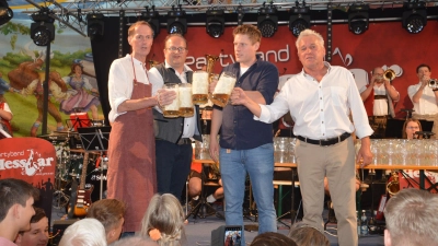 Heute Abend um 18.30 Uhr wird das Volksfest mit dem Bieranstich eröffnet.  (Foto: Peter Tippl)