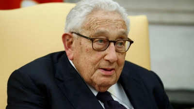 Henry Kissinger ist tot. Der ehemalige Außenminister ist im Alter von 100 Jahren gestorben. (Foto: Evan Vucci/AP/dpa)