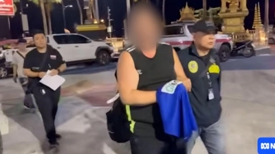 Einem Australier wird in Thailand der Mord an einer 17-Jährigen vorgeworfen. Ihre Leiche soll er in einem Koffer abgelegt haben. (Foto: Abc News/ABC News/AAP/dpa)