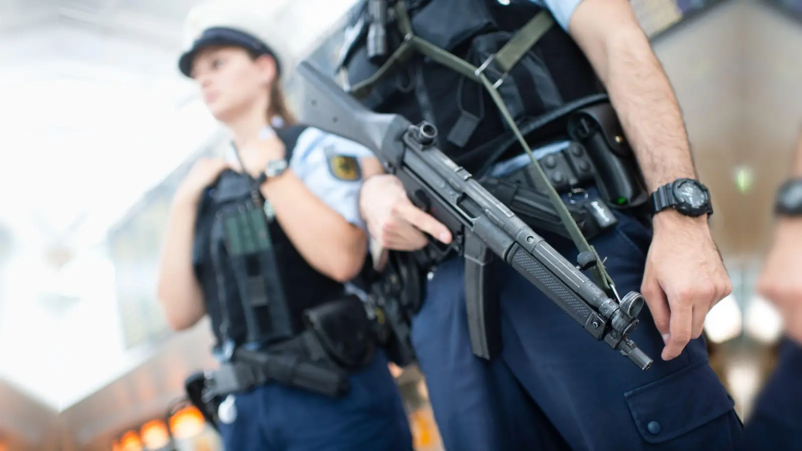 Bundespolizei am Münchner Flughafen (Archivbild). (Foto: picture alliance / dpa)