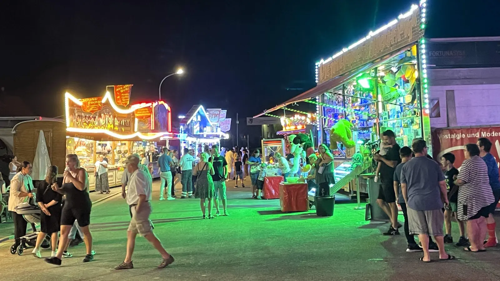 Der Uffenheimer Festplatz wird auch zur diesjährigen Kirchweih wieder einen stimmungsvollen Anblick bieten.  (Foto: Gerhard Krämer)