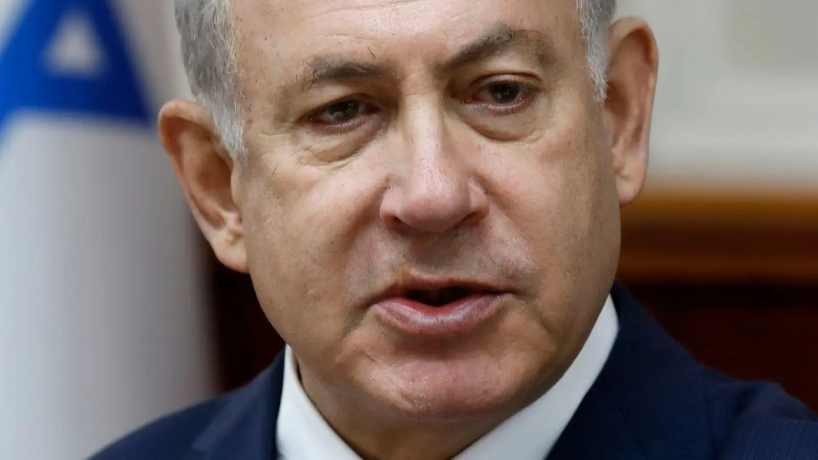 Israels Regierungschef Netanjahu will die landeseigene Rüstungsindustrie stärken. (Archivbild) (Foto: Menahem Kahana/AFP POOL/AP/dpa)