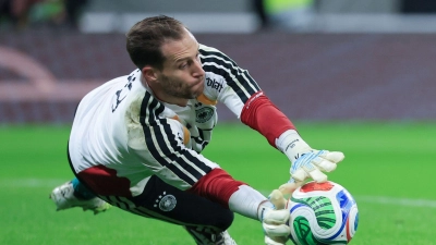 Oliver Baumann pariert beim Aufwärmtraining einen Ball. (Archivbild) (Foto: Jan Woitas/dpa)