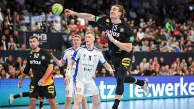 Juri Knorr präsentierte sich gegen Island in starker Form. (Foto: Daniel Karmann/dpa)