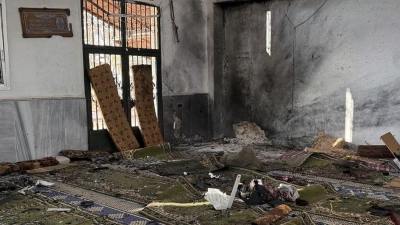 Mehrere Menschen wurden beim Anschlag in Homs getötet. (Foto: Uncredited/SANA via AP/dpa)