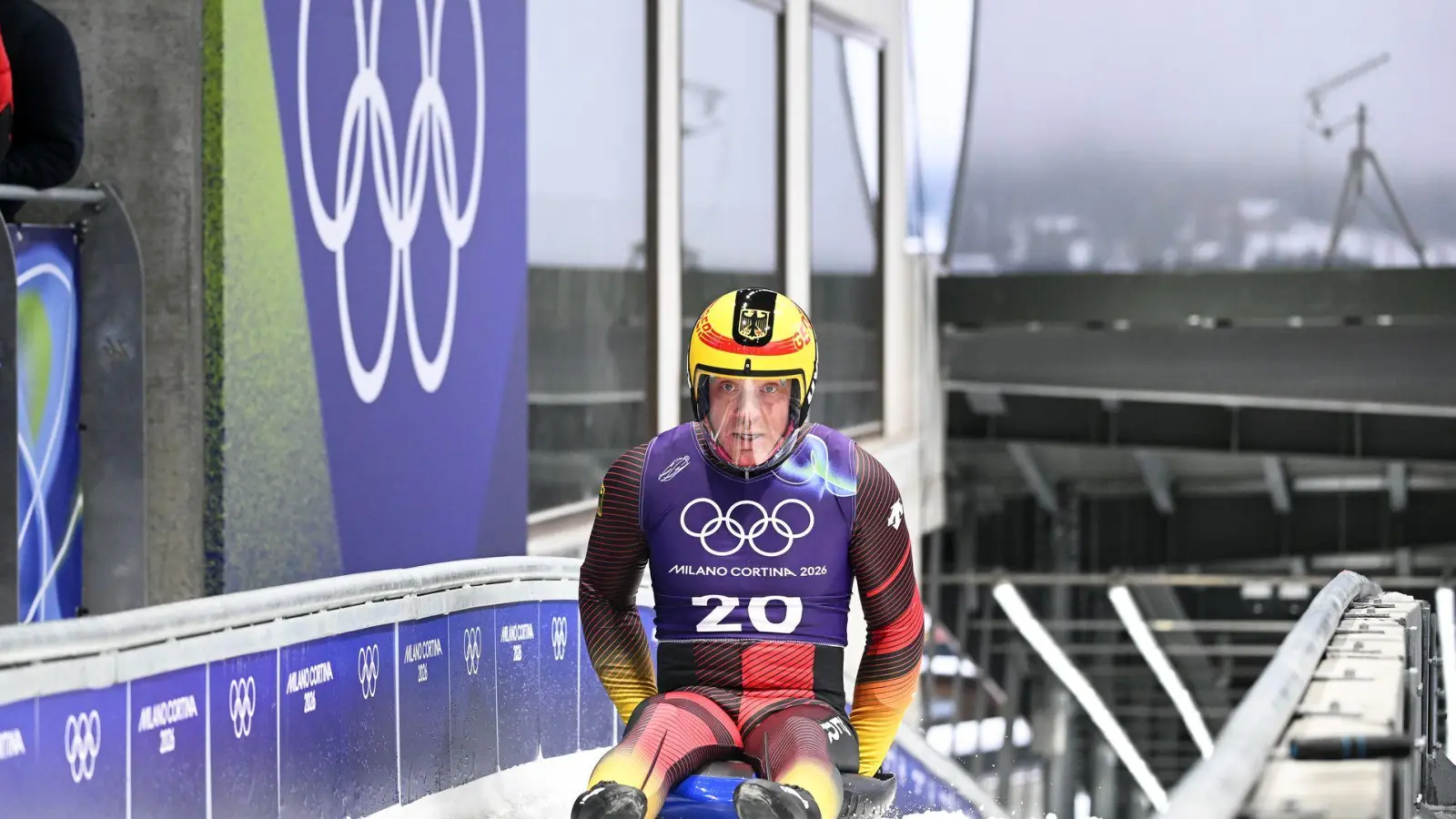 Felix Loch hat im Training seine Favoritenrolle im Kampf um die Olympia-Medaillen untermauert.  (Foto: Robert Michael/dpa)