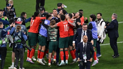 Jubel: Portugal ist nun Rekordsieger. (Foto: Sven Hoppe/dpa)