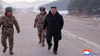 Nordkorea wird wegen des von Machthaber Kim Jong Un geförderten Atomwaffenprogramm mit weitreichenden UN-Sanktionen belegt. (Archivbild) (Foto: Uncredited/KCNA via KNS/AP/dpa)