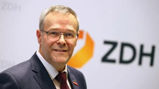 Jörg Dittrich, neu gewählter Präsident des Zentralverbandes des Deutschen Handwerks (ZDH), aufgenommen beim Deutschen Handwerkstag. (Foto: Karl-Josef Hildenbrand/dpa)