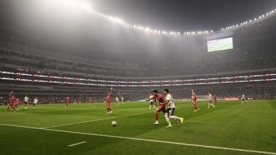 Das Aztekenstadion in Mexiko-Stadt war für Renovierungsarbeiten für mehr als zwei Jahre geschlossen. (Foto: Eduardo Verdugo/AP/dpa)