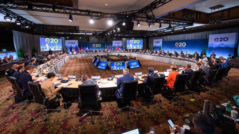 In der Runde der G20-Finanzminister sitzt erstmals wieder ein russischer Minister.  (Foto: Bernd von Jutrczenka/dpa)