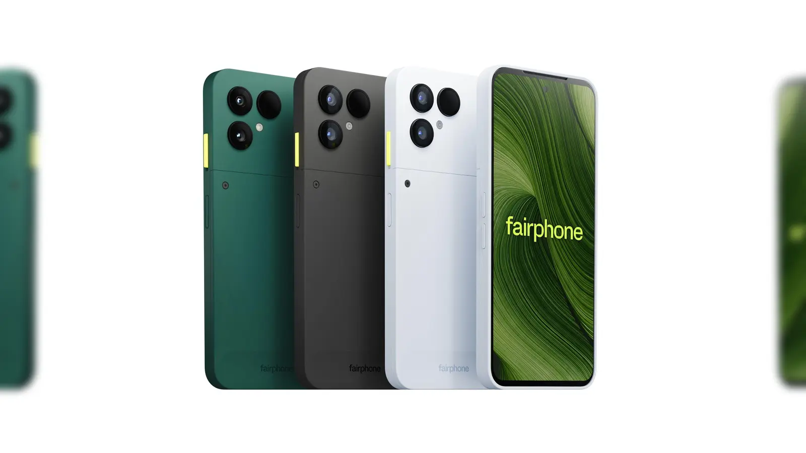 Eine Neuerung beim neuen Fairphone ist der zitronengelbe Schalter „Moments“, der den Digital-Detox-Modus aktiviert. (Foto: Fairphone/dpa-tmn)