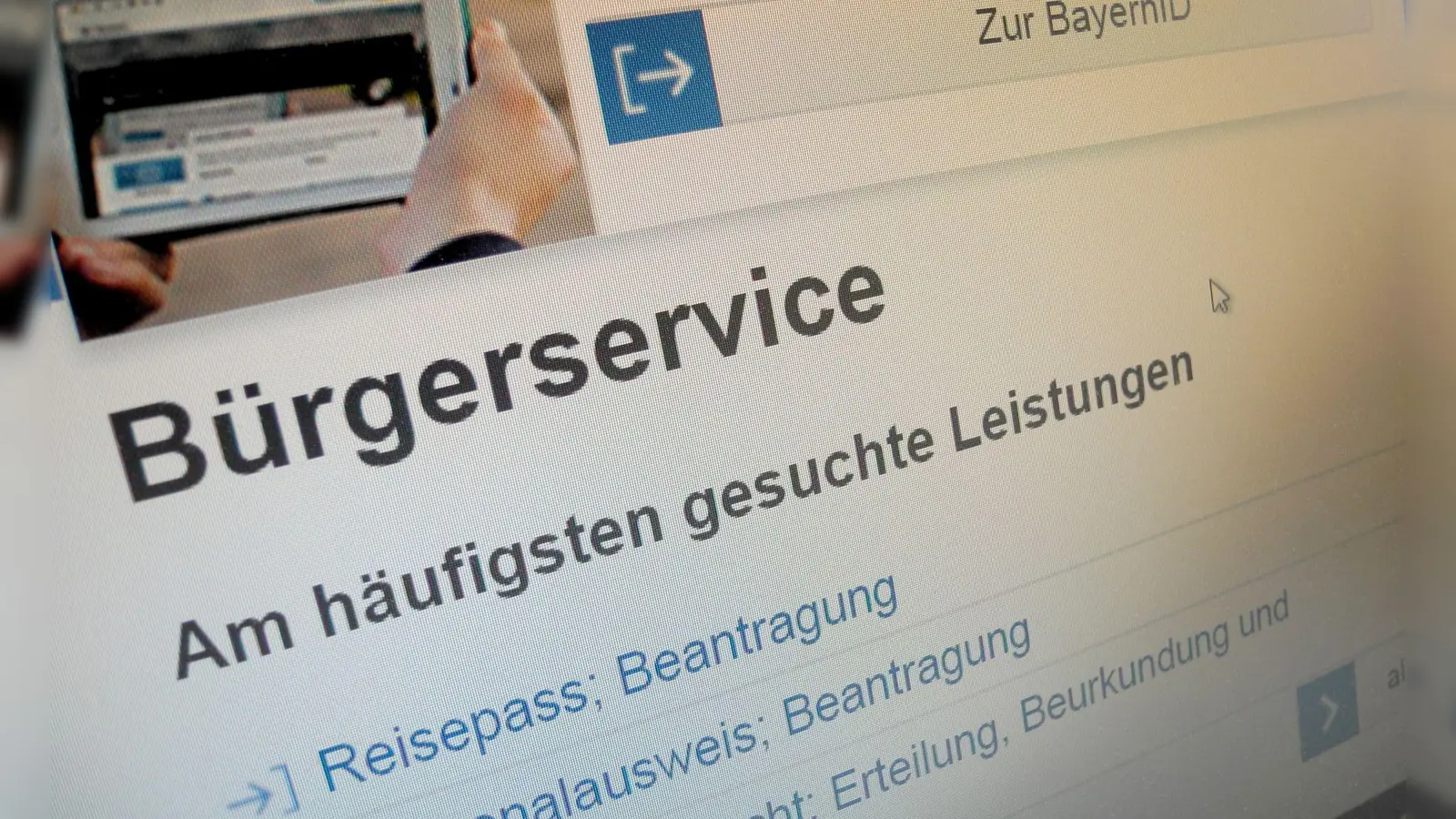 Bayern liegt bei der Verwaltungsdigitalisierung bundesweit auf den vorderen Plätzen. (Symbolbild) (Foto: Luisa Hofmeier/dpa)