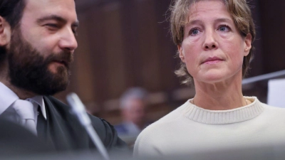 Unternehmerin Christina Block wird unter anderem von Rechtsanwalt Ingo Bott vertreten. (Foto: Christian Charisius/dpa/Pool/dpa)