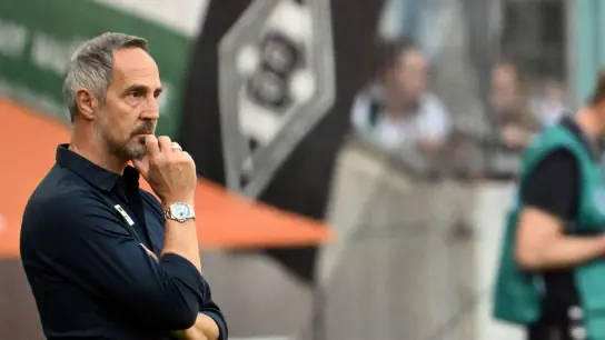 Borussia Mönchengladbach und Trainer Adi Hütter trennen sich nach nur einer Saison einvernehmlich. (Foto: Federico Gambarini/dpa)