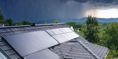 Die Folgen des Klimawandels beeinflussen immer mehr den Bau von Wohnhäusern. Ein Schlüsselkonzept ist die Klimaresilienz. Massive Häuser halten durch ihre natürlichen Eigenschaften ohne Zusatzmaßnahmen extremem Wetter stand. (Foto: Massiv mein Haus)